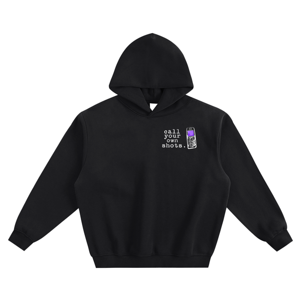 "Call Your Own Shots." Hoodie - Black