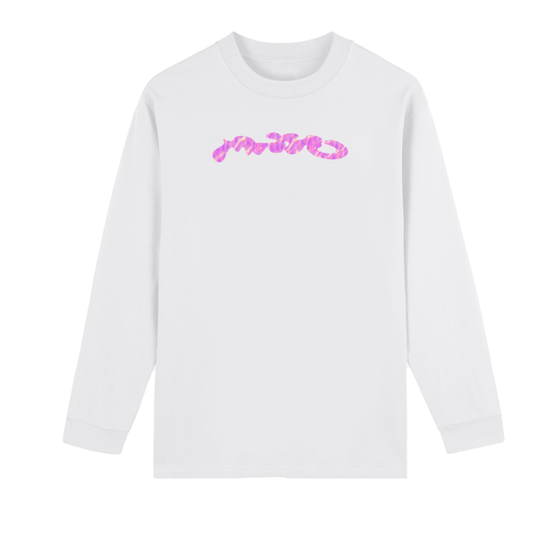 Mayo Long-sleeve Pink Logo - Black/White