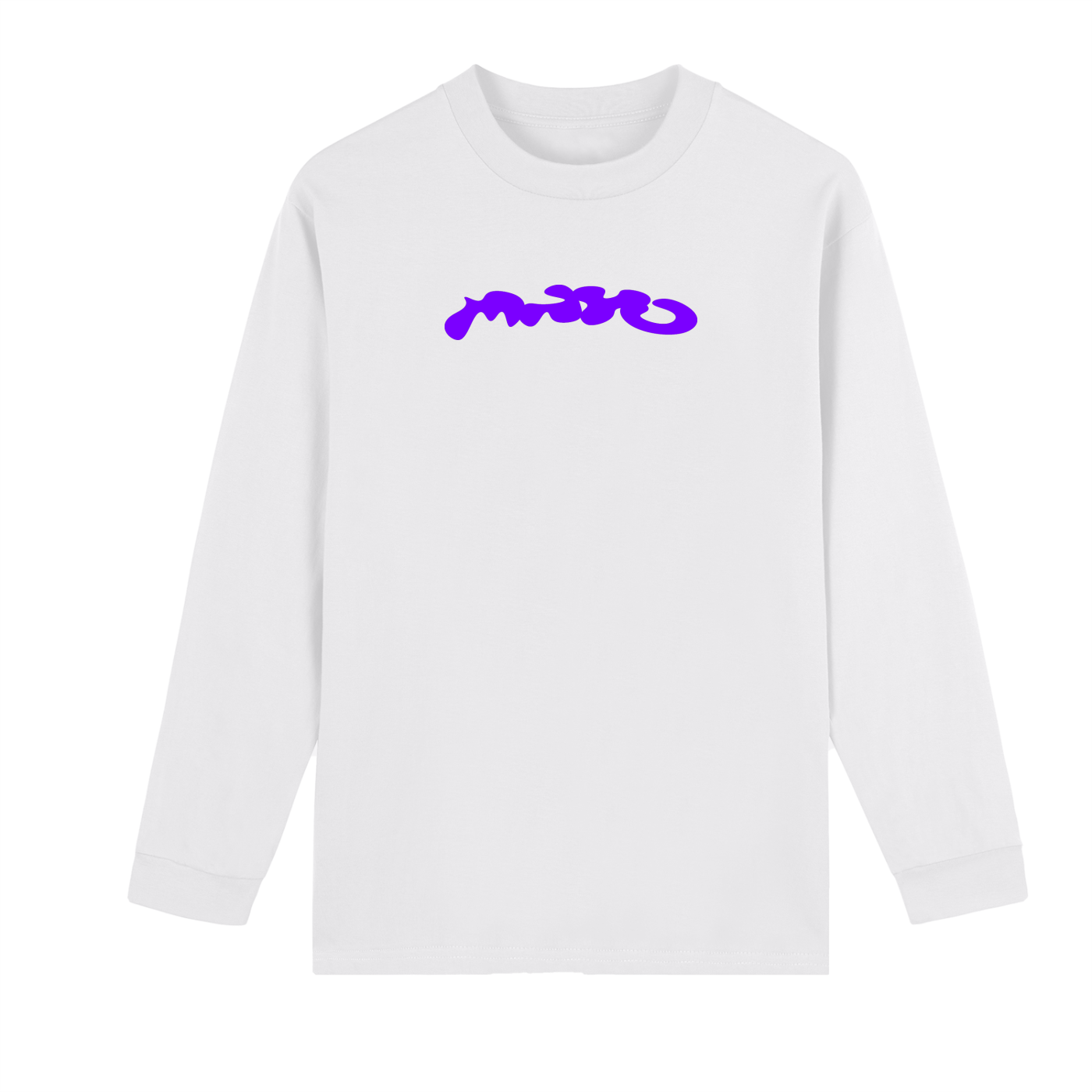 Mayo Long-sleeve Purple Logo - Black/White