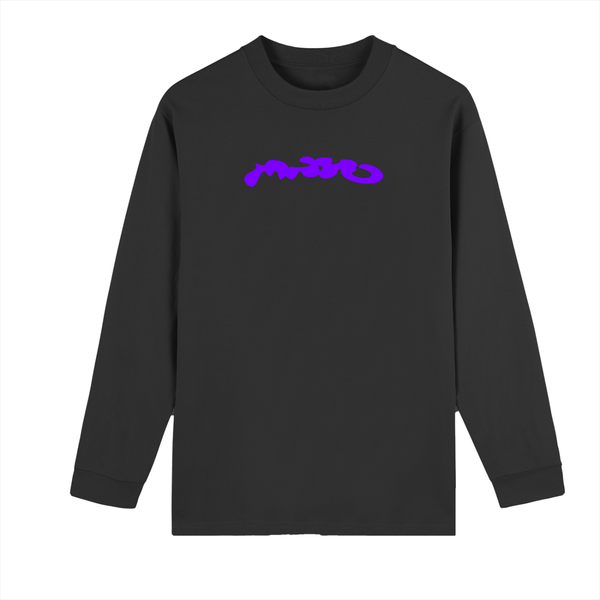 Mayo Long-sleeve Purple Logo - Black/White