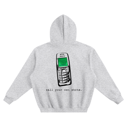 "Call Your Own Shots." Hoodie - Grey