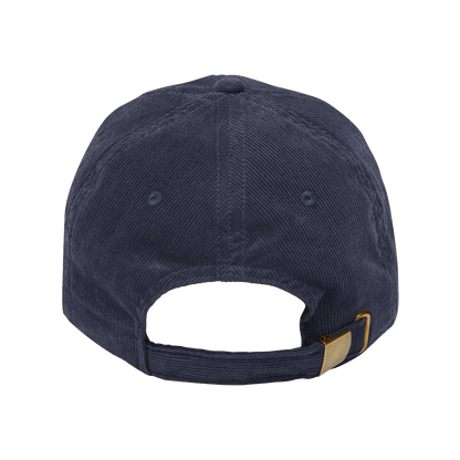 corduroy jar hat - navy
