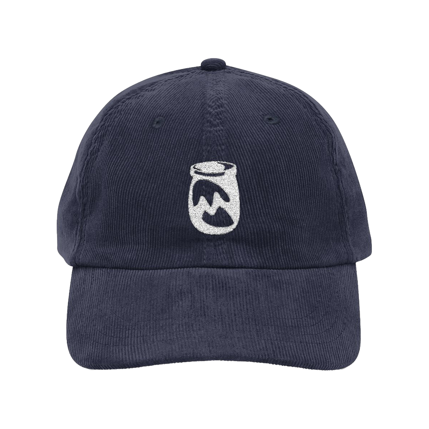 corduroy jar hat - navy