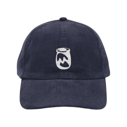 corduroy jar hat - navy